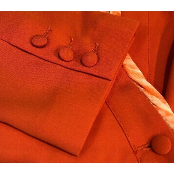 NWT CAbi Size‎ 8 Jane Wrap JACKET BLAZER GRENADINE ORANGE Style #216 MSRP $100 - Picture 5 of 5